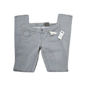 VANS Women's Size 1 Gray Denim Skinny Jeans NWT